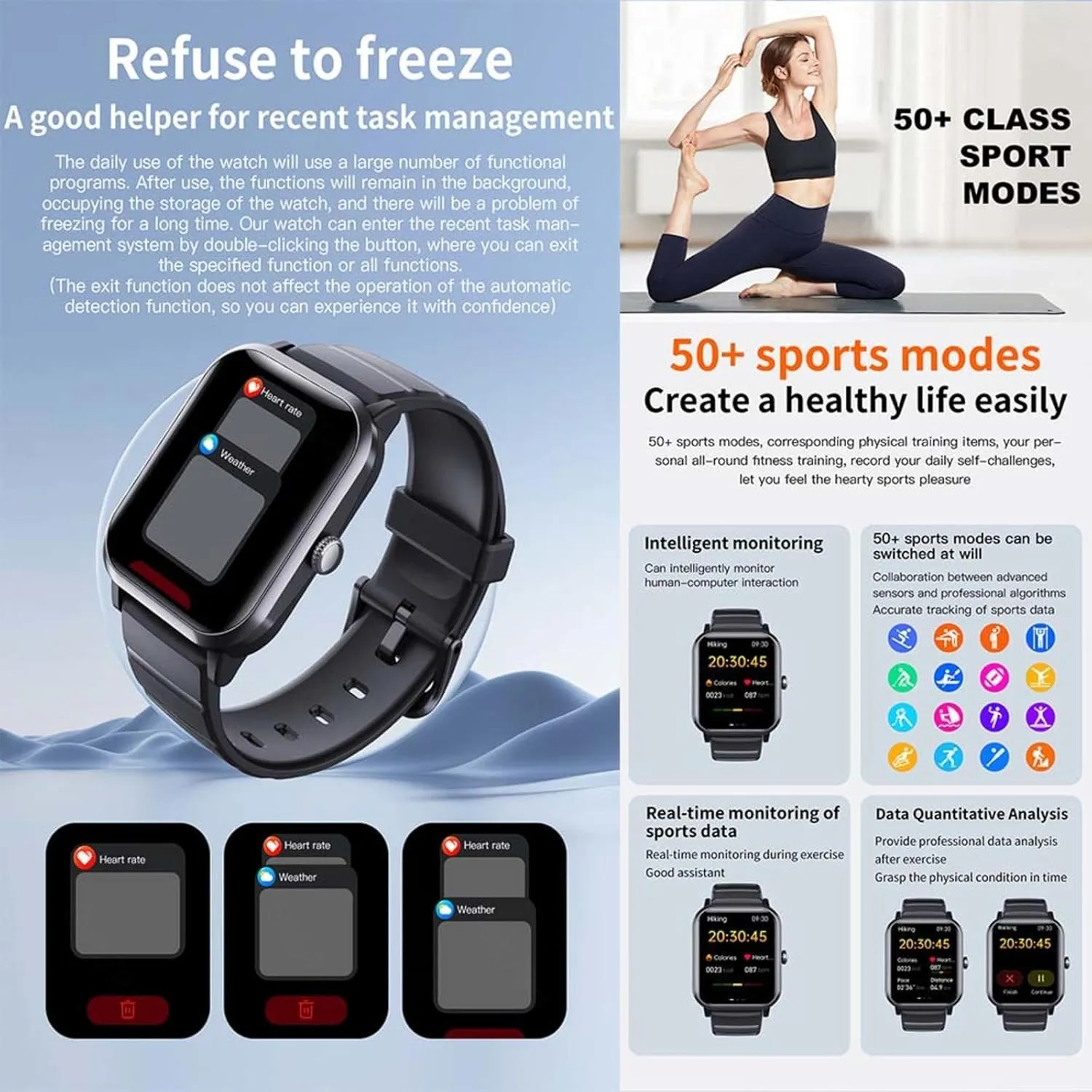 2025 Watches for Men - Heart Rate 1.9" Health Monitor Watch Oxygen Monitor F330709,MilanGold