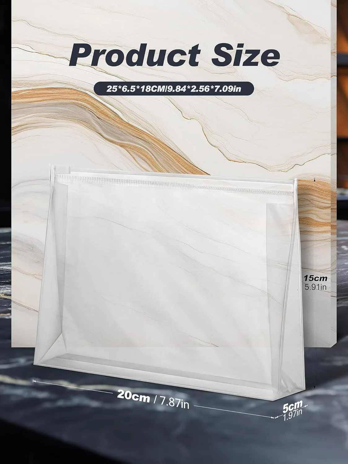 70-Pack Mini Clear Makeup Bag Organizer Pouches - Small PVC Waterproof Cosmetic Bags with Zippers - Plastic Travel Toiletry Bags for Makeup and Accessories