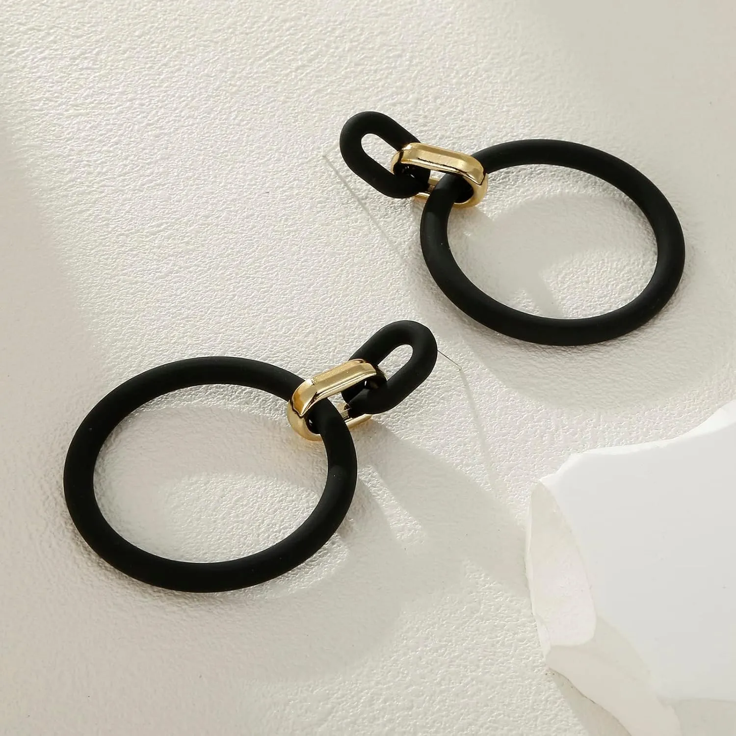 Acrylic Rectangle Earrings, Fashion Acrylic Square/Oval/Hoop Statement Drop Earrings for Women