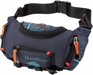 Adjustable Chest Pack Men's Waist Bag Shoulder Straps Waterproof Bag for Travel and