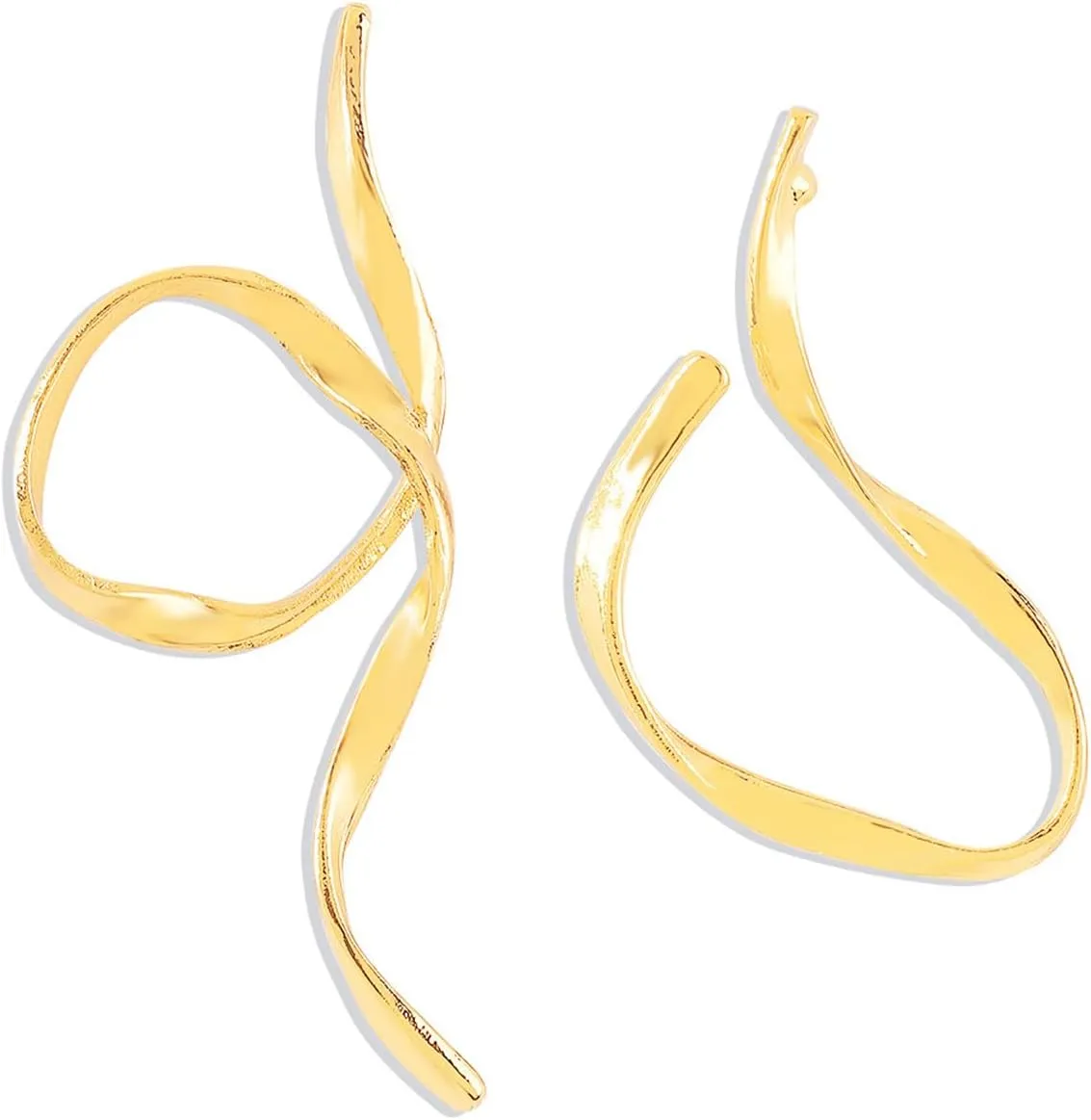 Anomaly Geometric Stud Earrings Linear Drop Dangle Earring Alloy Long Circle Bar Earrings Geometric Jewelry for Women