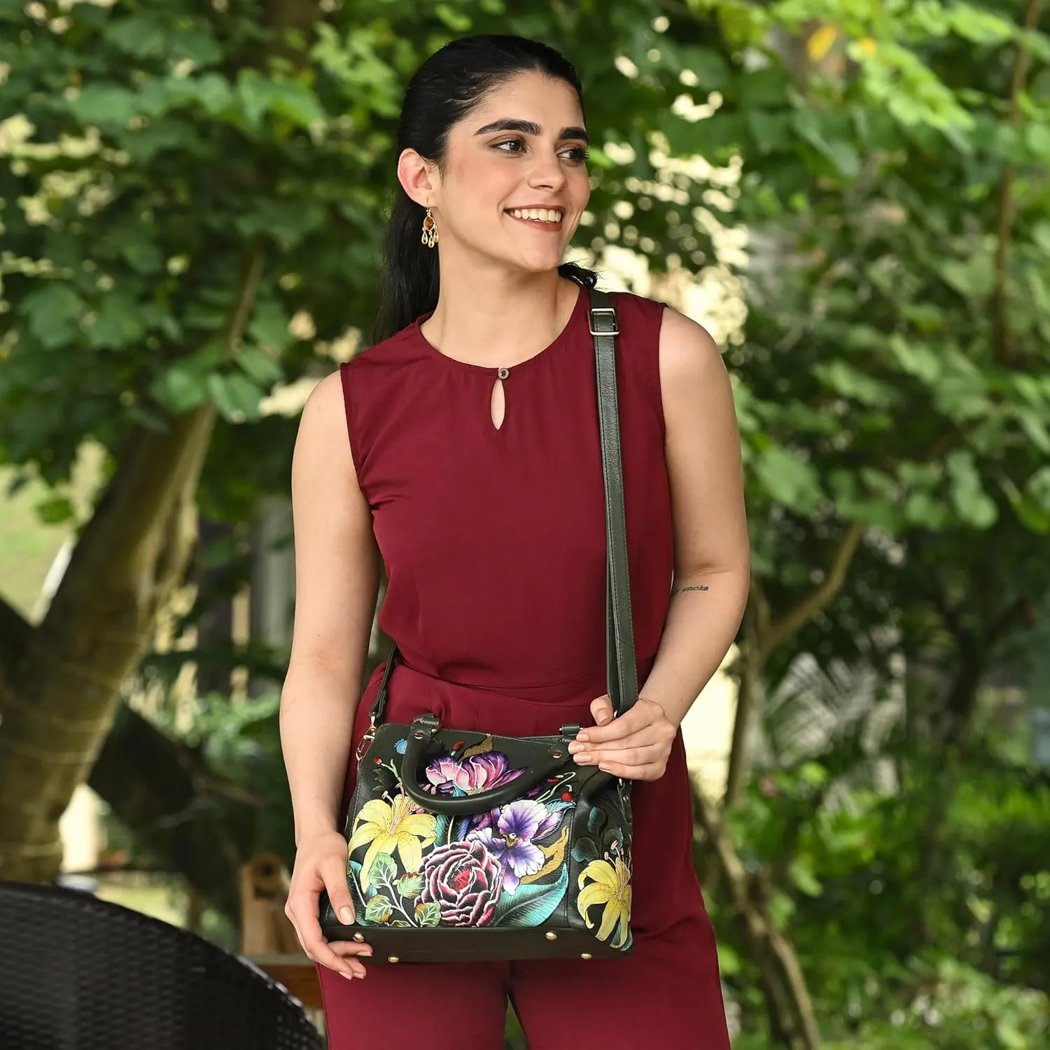 Anuschka Multi Compartment Satchel-690