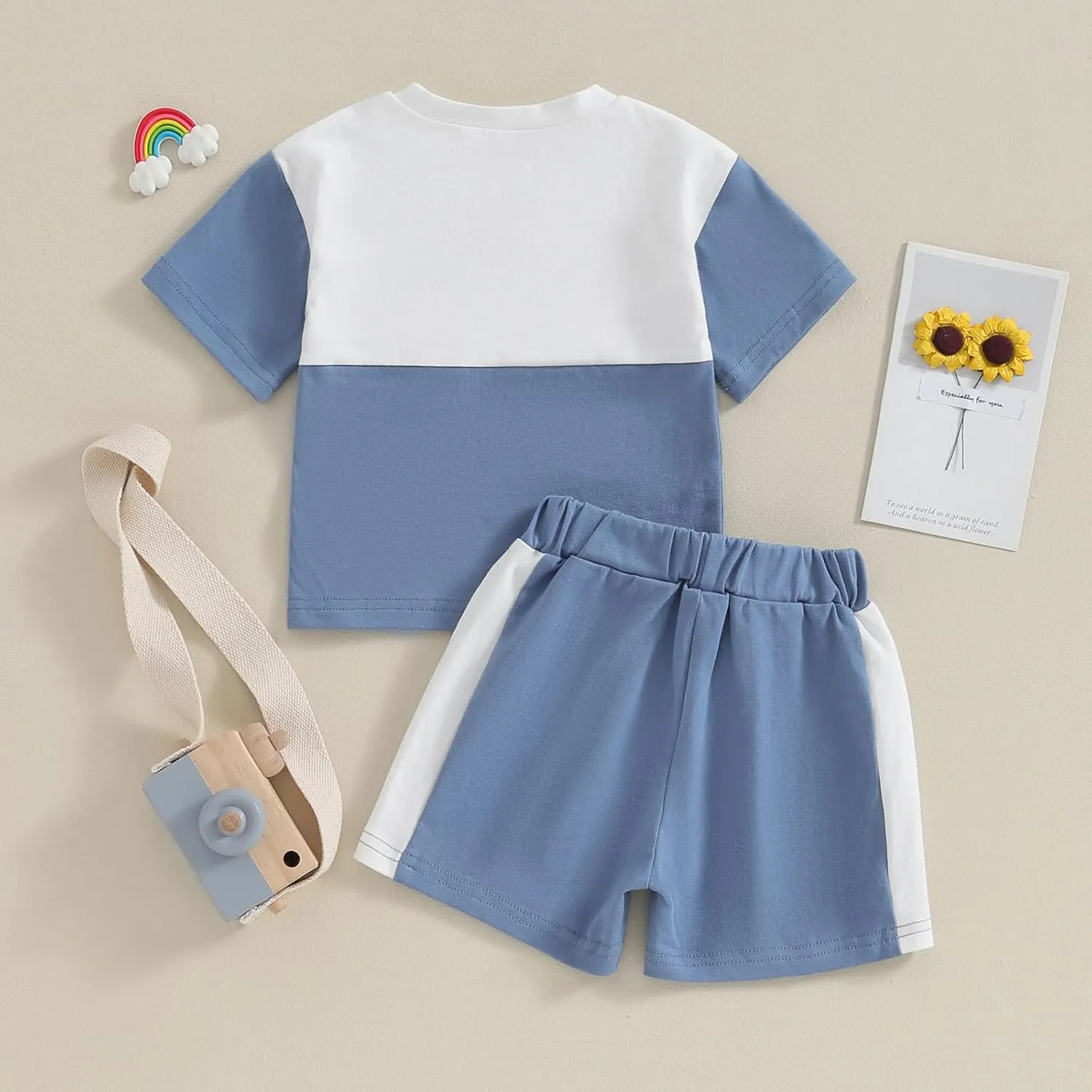 Baby Boy 4th of July Outfit Toddler Summer T Shirt Shorts 2pcs Set Newborn My First Fourth of July Clothing