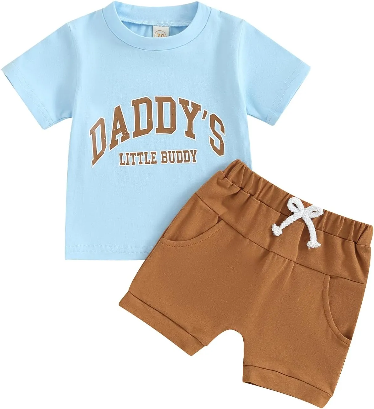 Baby Boy 4th of July Outfit Toddler Summer T Shirt Shorts 2pcs Set Newborn My First Fourth of July Clothing