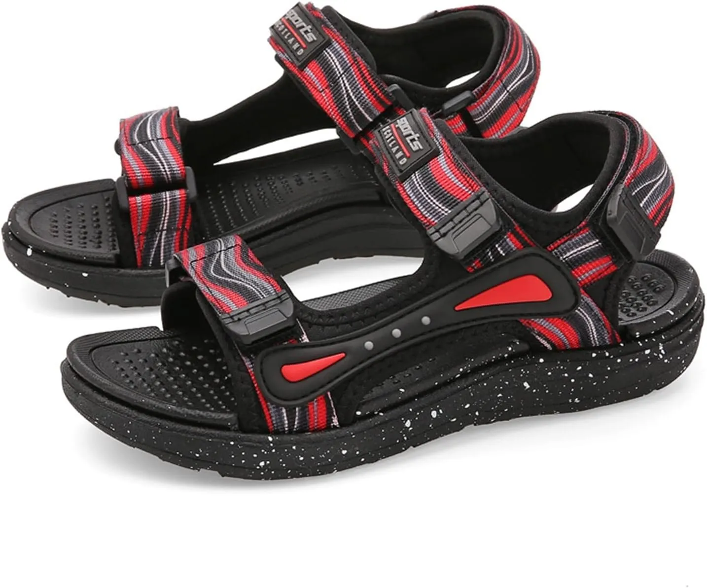 Baby Boys Open Toe Sandals Outdoor Summer Casual Wide Shoes Toddler Kids Fashion Slip On Rubber Loafers Beach Pool