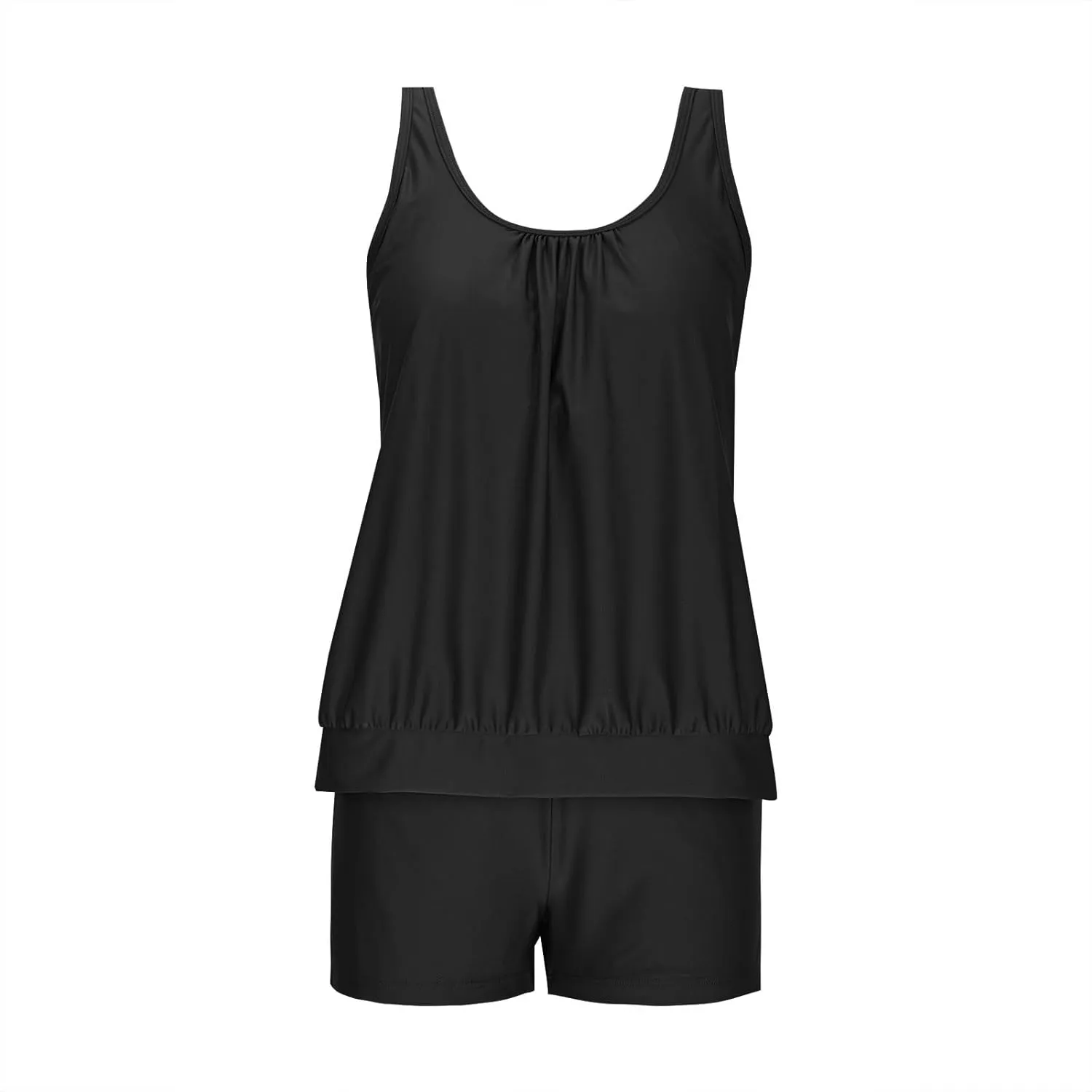 Bath Suit Sets for Women Tankini Sets Tops Vest Shorts Two Piece Swimwear Sleeveless Hawaii Womens Swimsuit 2025