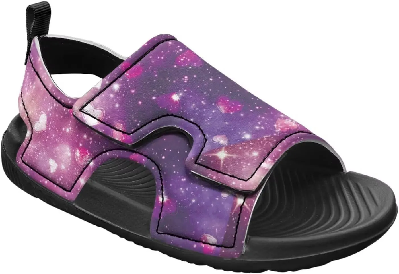 Boys Flame Sandals Kids Open Toe Outdoor Hiking Sandals Lightweight Athletic Beach Water Sport Shoes Adjustable