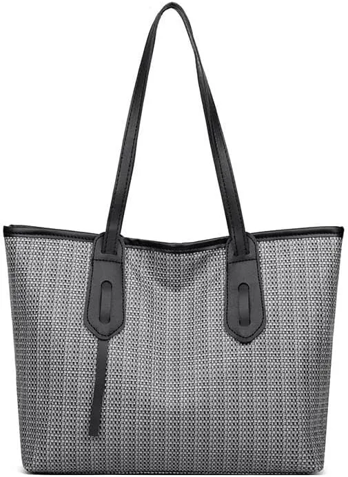 Business Work Leisure Solid Color Shoulder Bag Women Top Handle Satchel Lady Large Capacity Cross-Body Bags