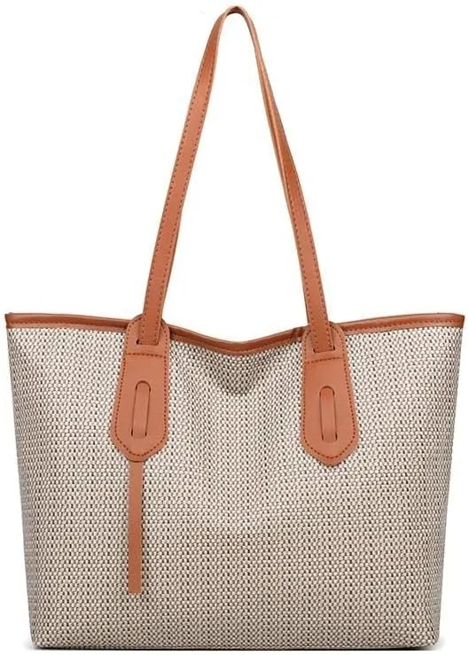 Business Work Leisure Solid Color Shoulder Bag Women Top Handle Satchel Lady Large Capacity Cross-Body Bags