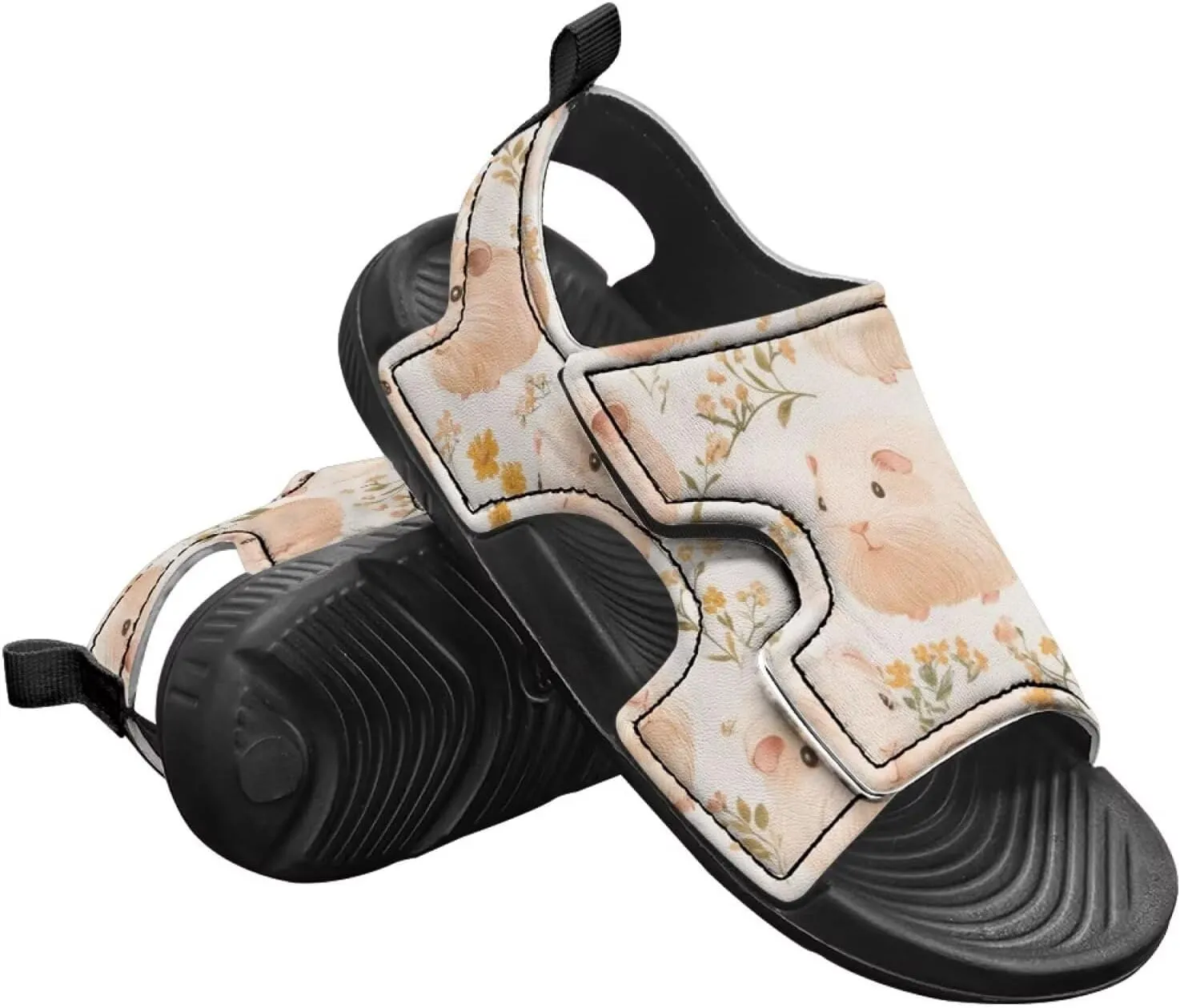 Cat Sport Sandals for Girls,Cute Rainbow Water Shoes Summer Outdoor Athletic Hiking Beach Sandals for Toddler/Little/Big Kids