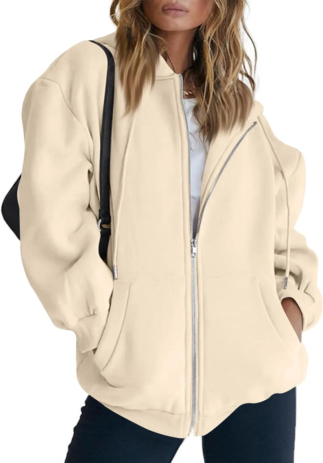 Cdiecer Hoodies For Women Zip Up Sweatshirt Trendy Y2k Hoodie Light Weight Jackets Casual Sport Sweaters With Pockets