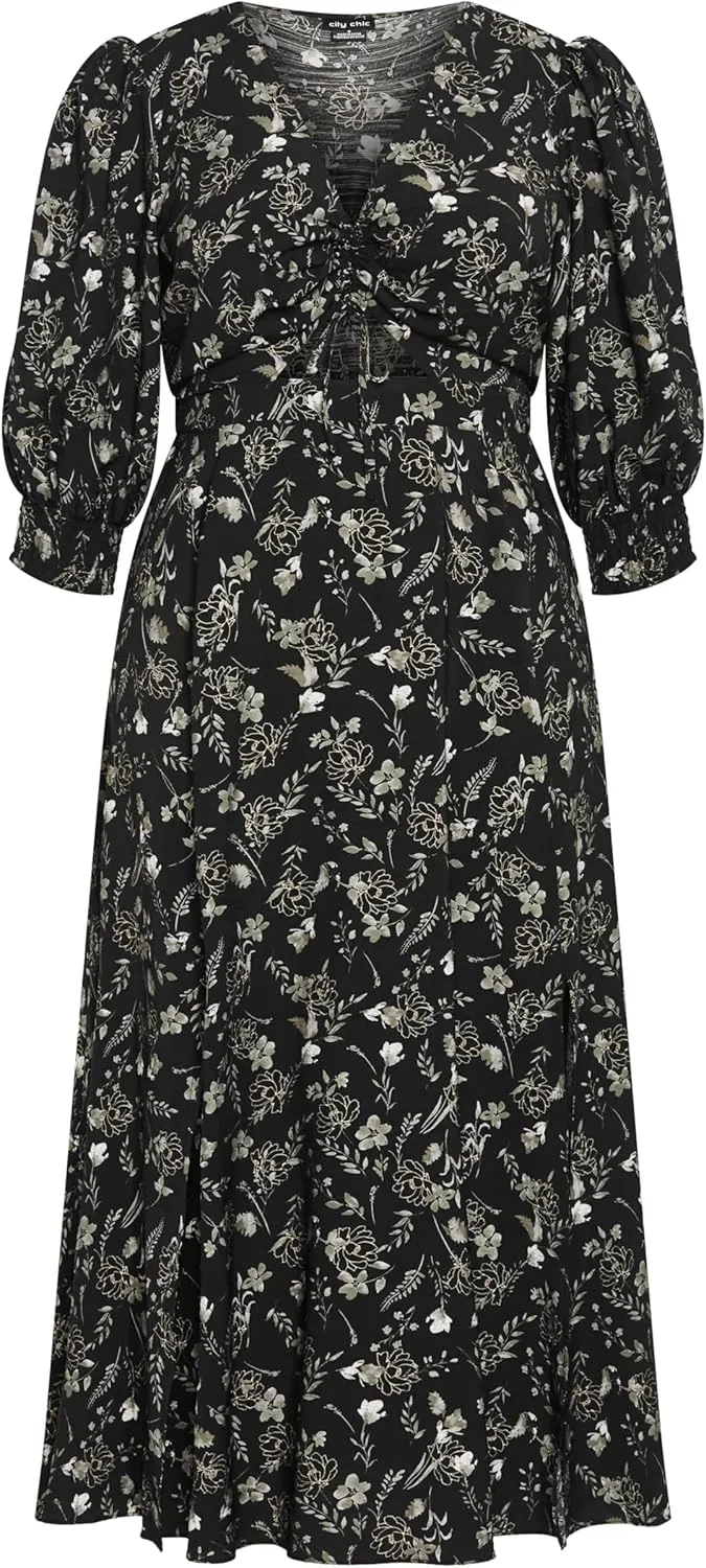 City Chic Women's Plus Size Maxi Dress - Jolene Print