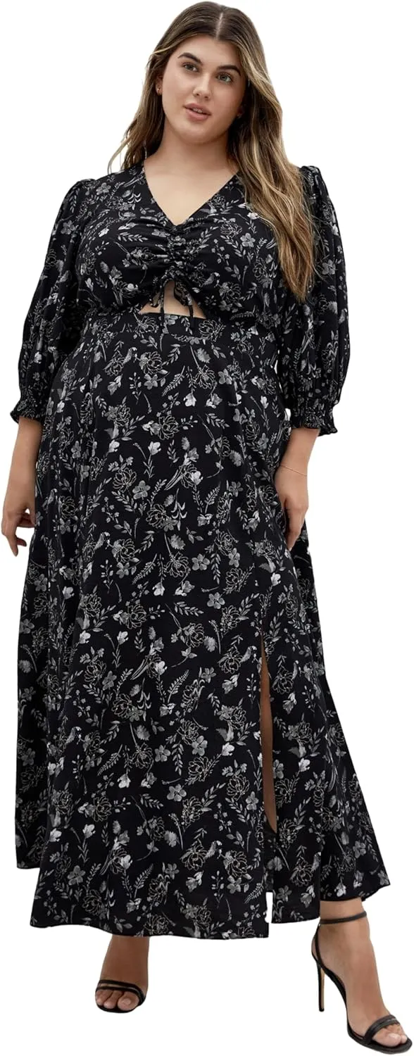 City Chic Women's Plus Size Maxi Dress - Jolene Print