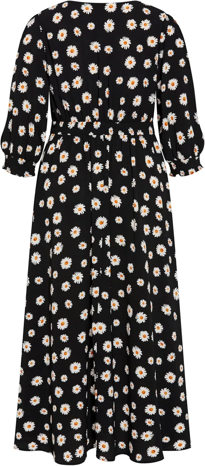 City Chic Women's Plus Size Maxi Dress - Jolene Print