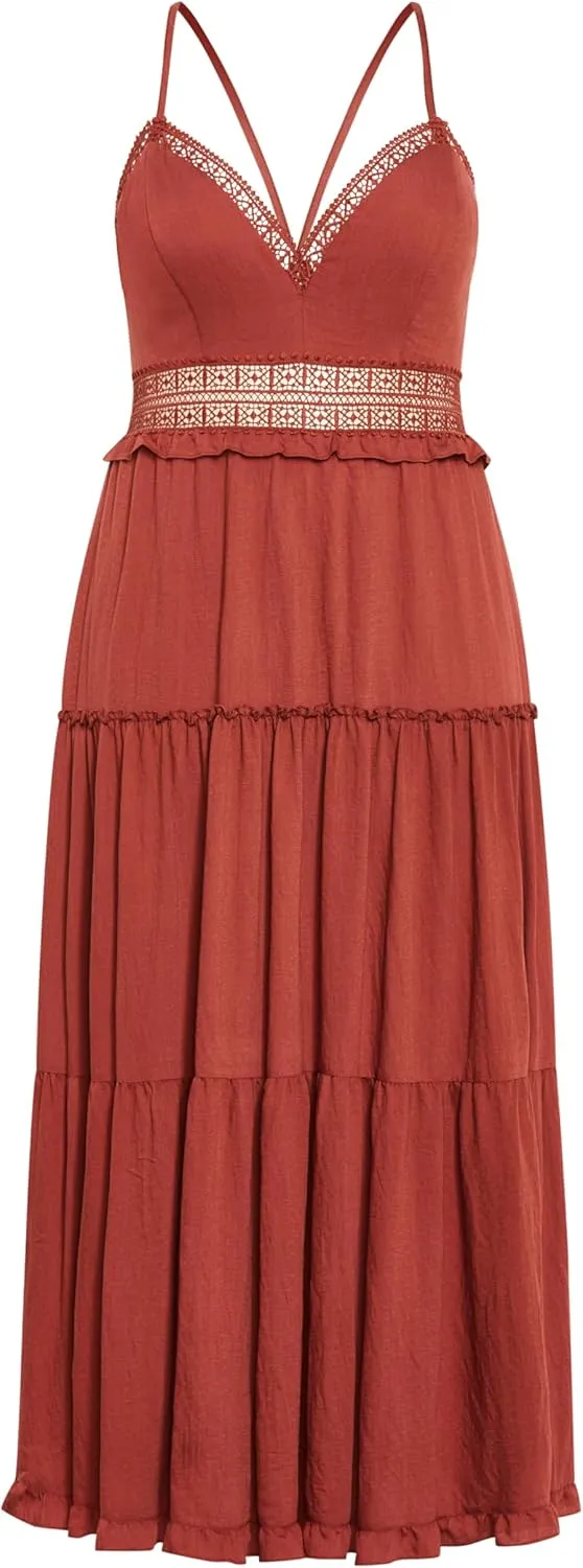 City Chic Women's Plus Size Maxi Dress