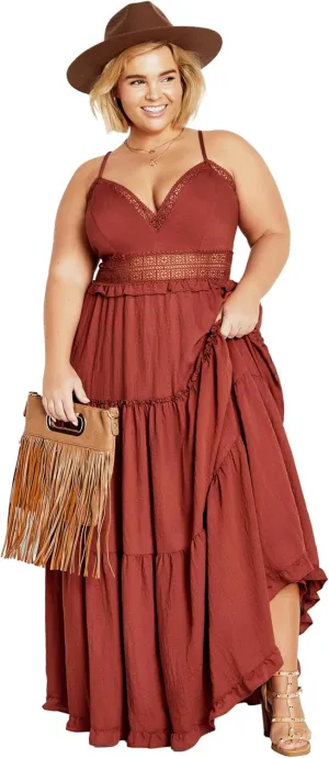City Chic Women's Plus Size Maxi Dress