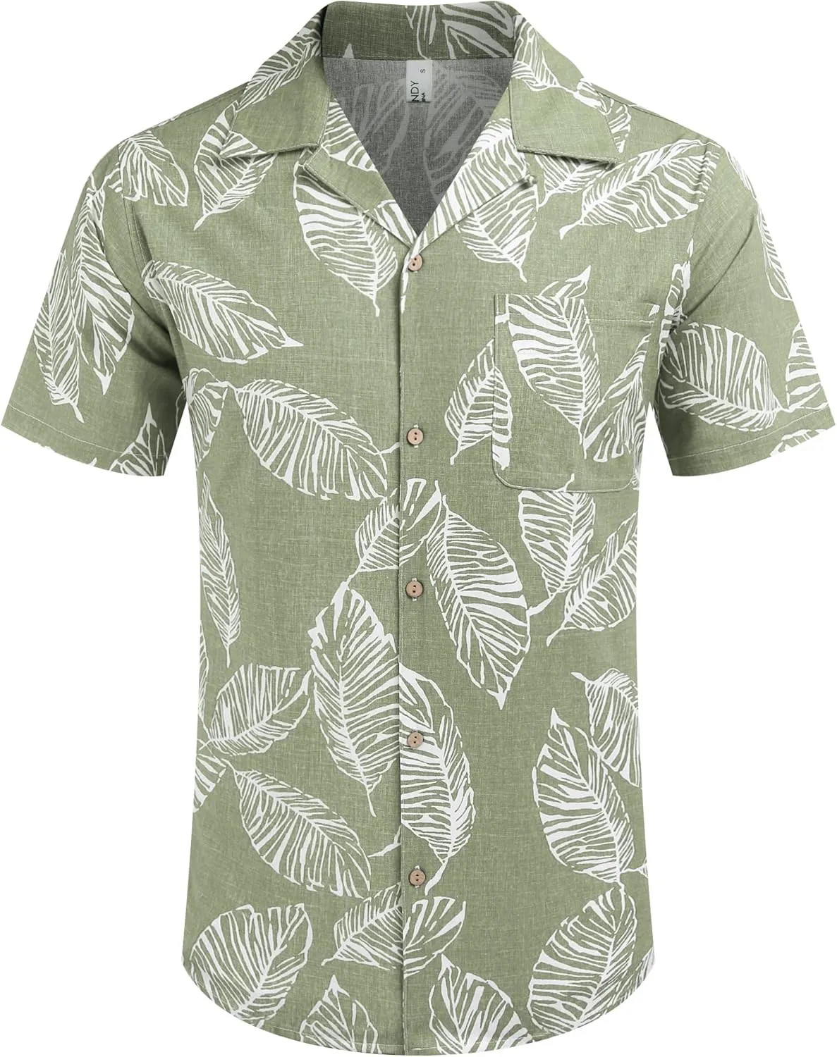 COOFANDY Mens Hawaiian Shirt Short Sleeve Buttoon Down Shirts Casual Tropical Floral Summer Linen Shirts