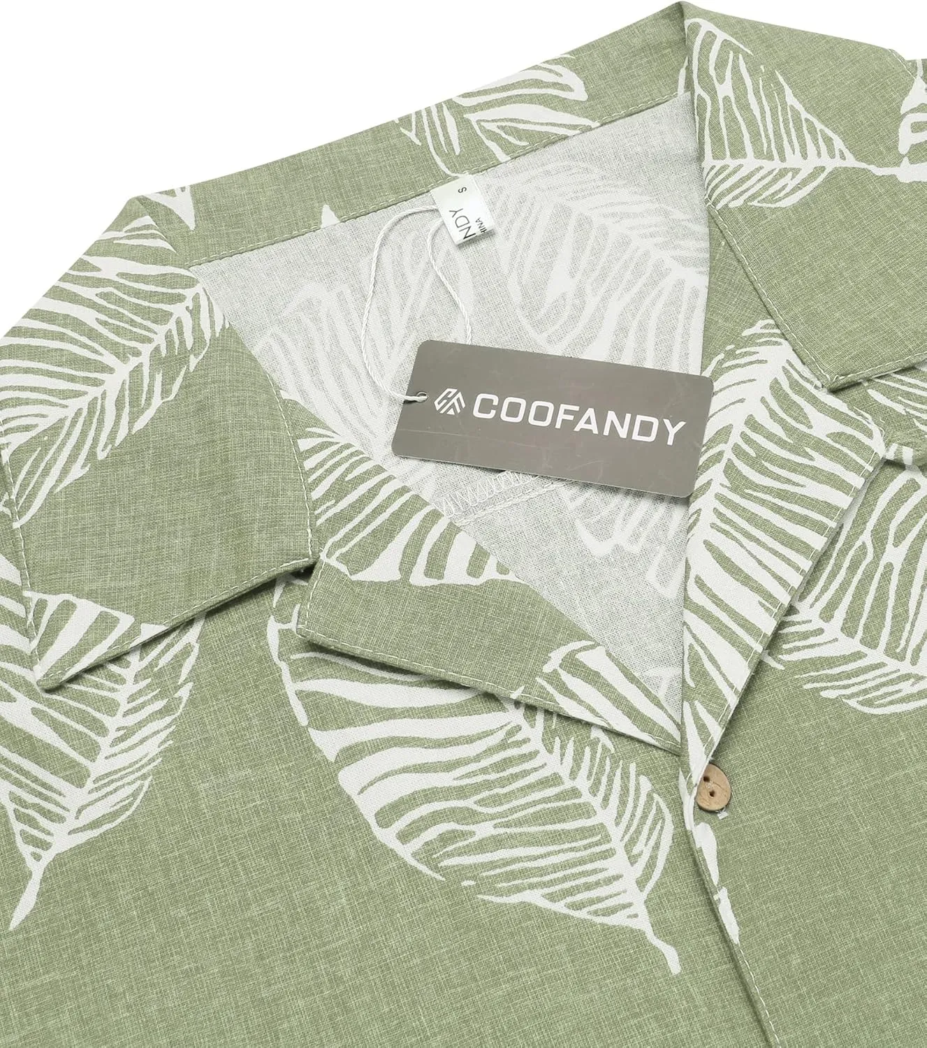 COOFANDY Mens Hawaiian Shirt Short Sleeve Buttoon Down Shirts Casual Tropical Floral Summer Linen Shirts