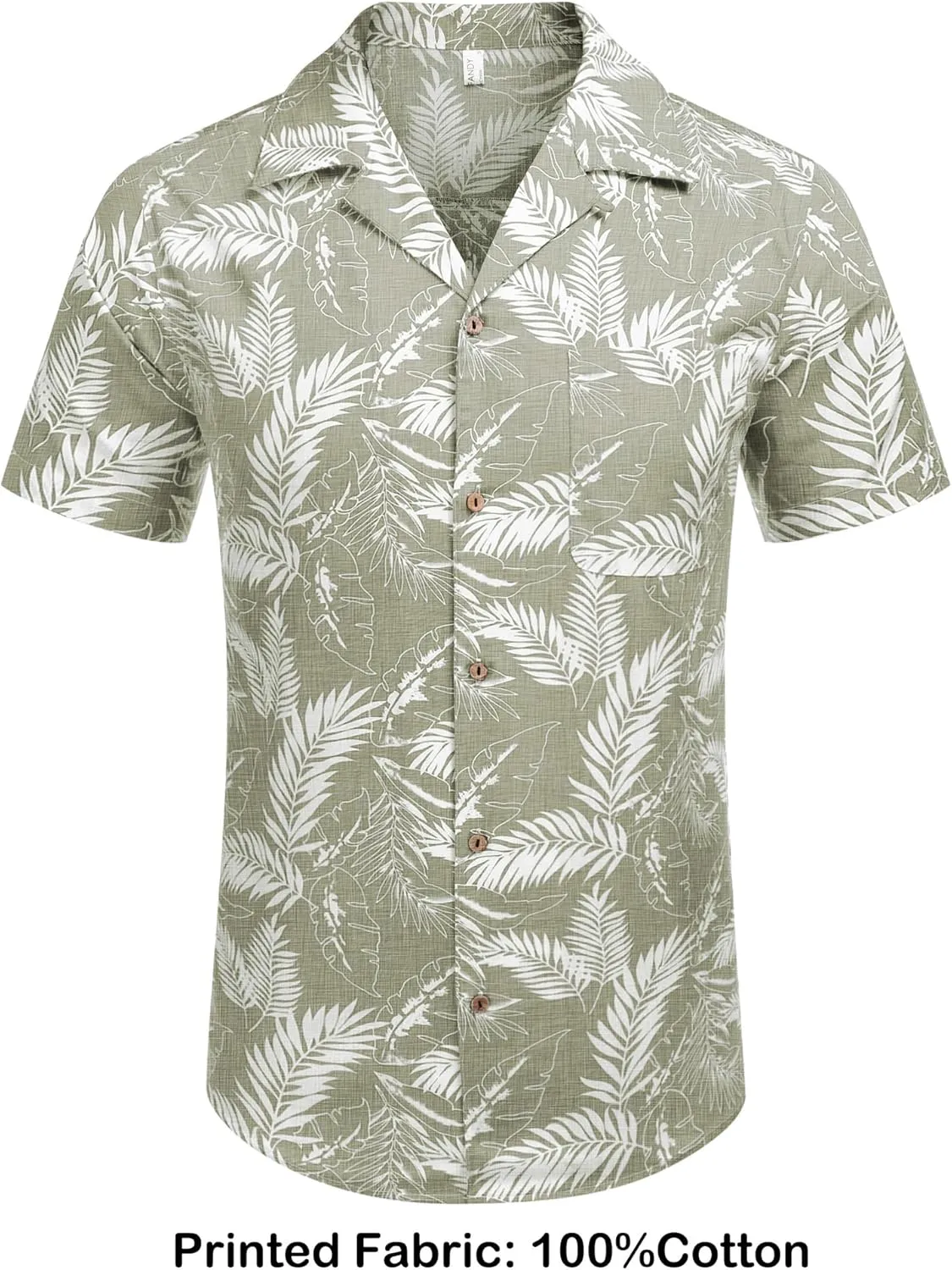 COOFANDY Mens Hawaiian Shirt Short Sleeve Buttoon Down Shirts Casual Tropical Floral Summer Linen Shirts