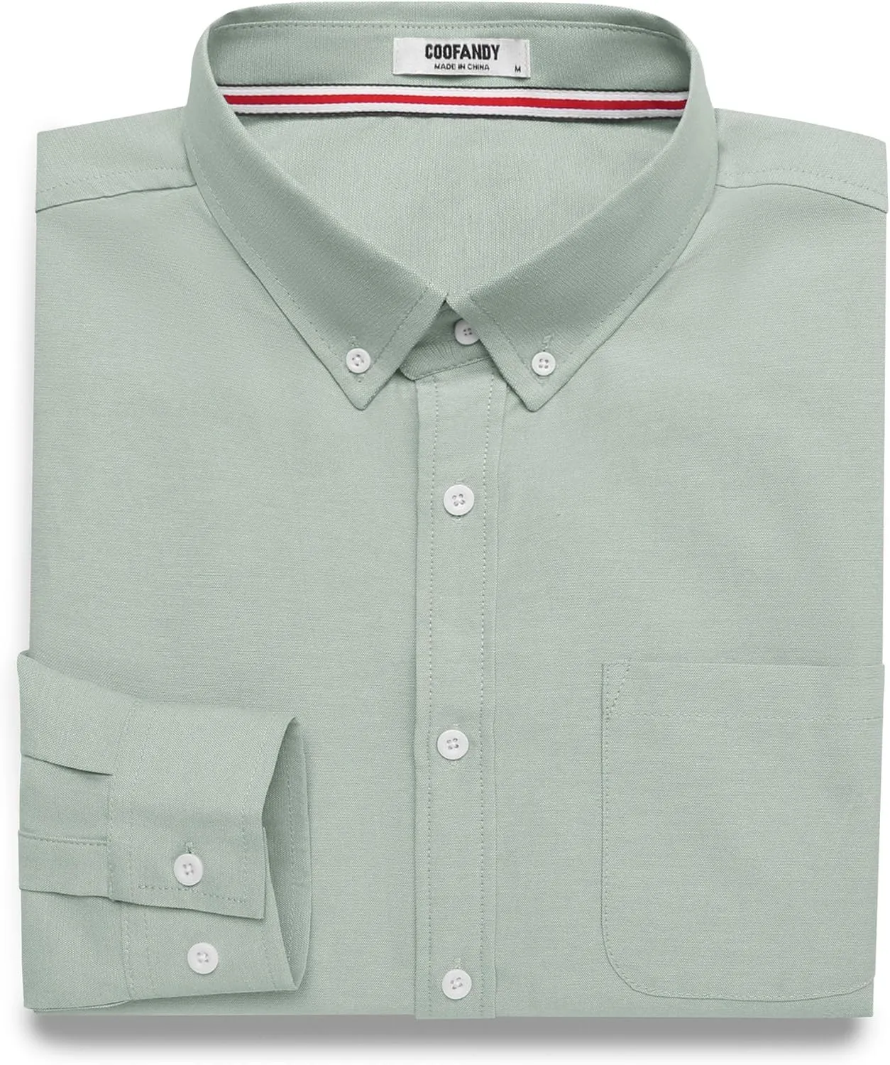 COOFANDY Mens Long Sleeve Button Down Shirt Casual Untucked Shirts for Men Oxford Dress Shirts