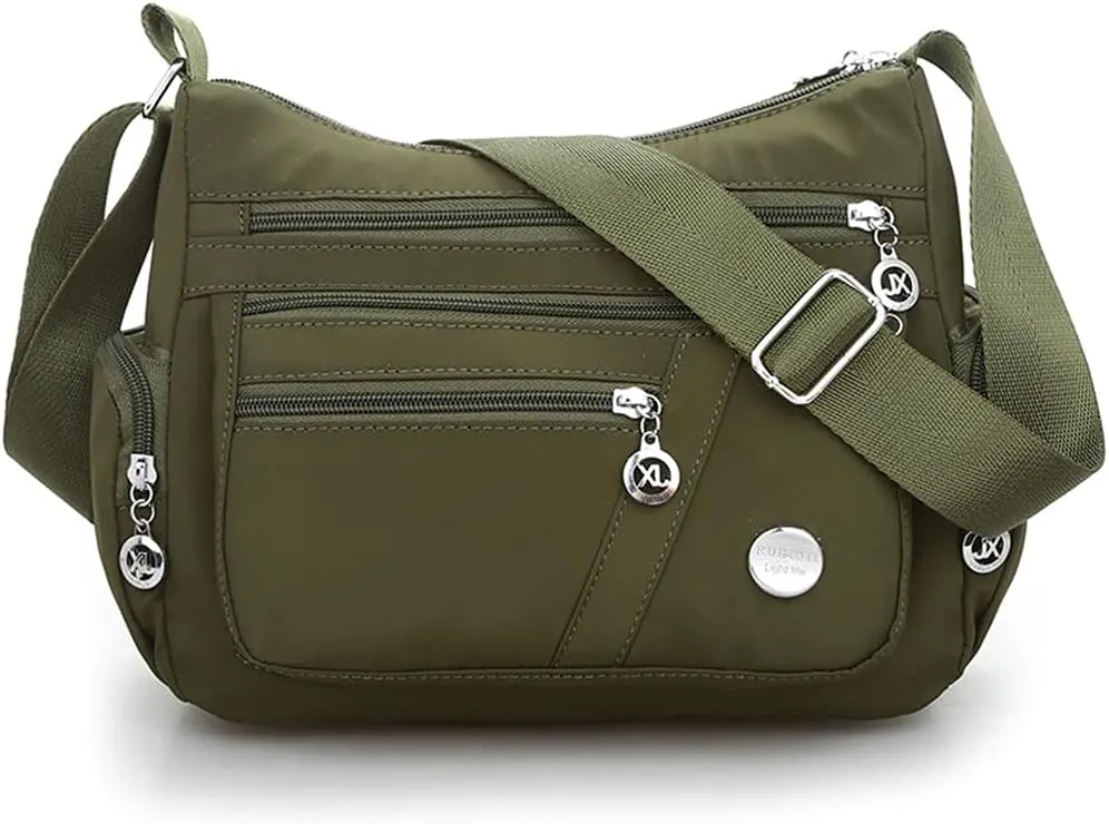 Crossbody Bags for Women Casual Handbags & Shoulder Bags Nylon Tote Bag Lightweight Waterproof Messenger Bag Anti Theft Bag