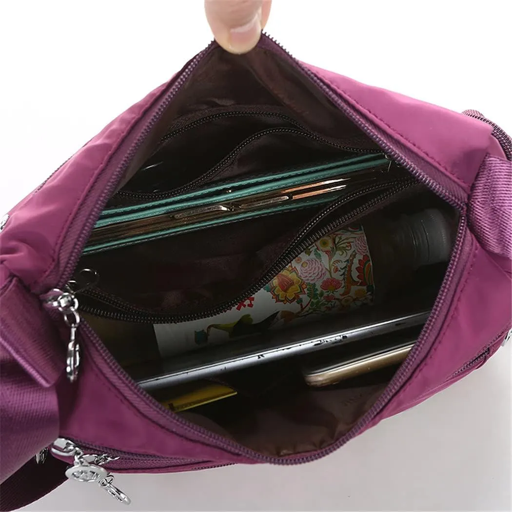 Crossbody Bags for Women Casual Handbags & Shoulder Bags Nylon Tote Bag Lightweight Waterproof Messenger Bag Anti Theft Bag
