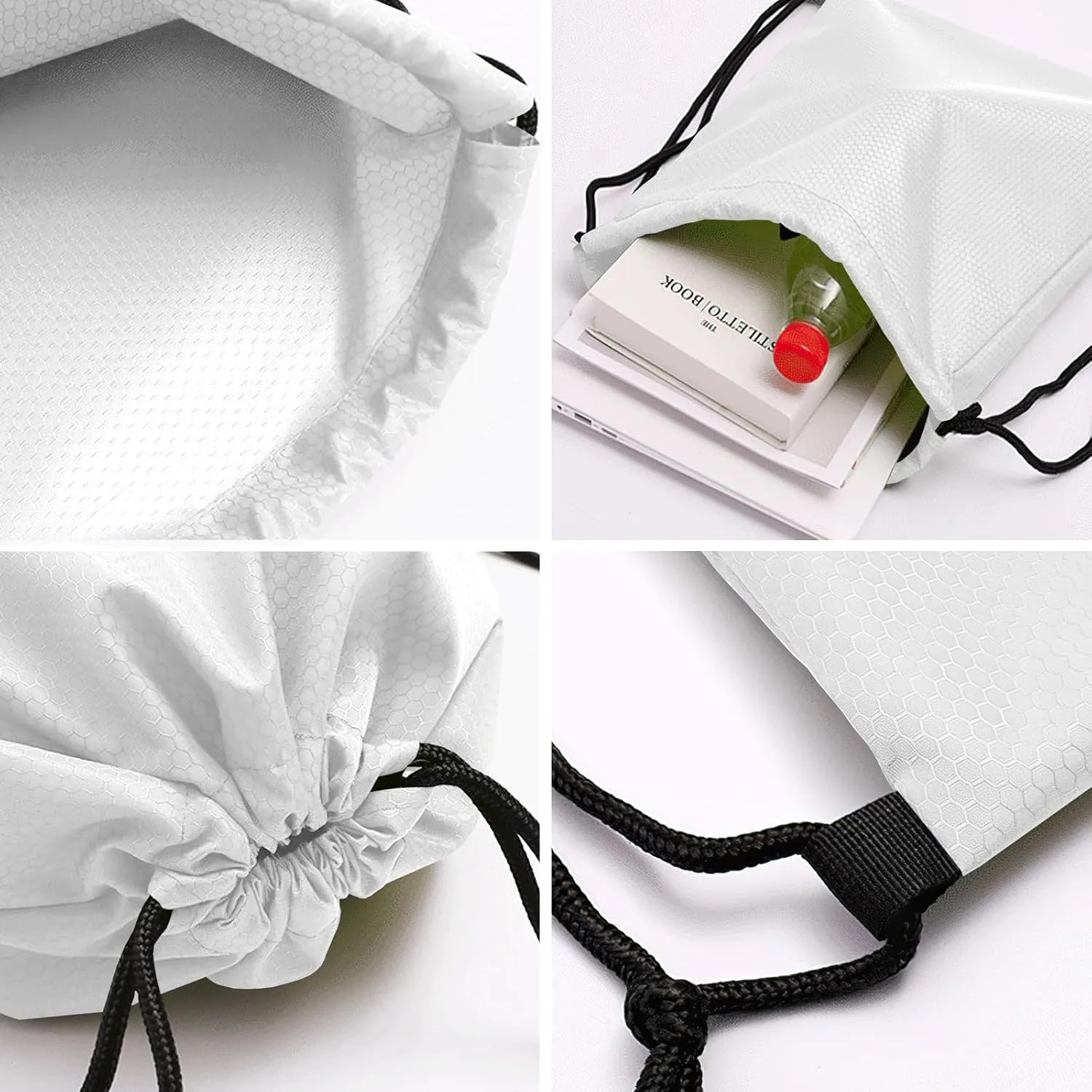 Custom Green Tennis Balls Drawstrings Bags Backpack Light Durable Gym String Sackpack For Party Sport Trip
