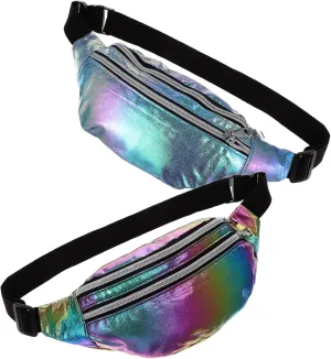 Didiseaon 2Pcs Fanny Pack Fashionable Waist Bag for Men and Women Outdoor Sports Waist Bag Stylish Belt Bag and Designs