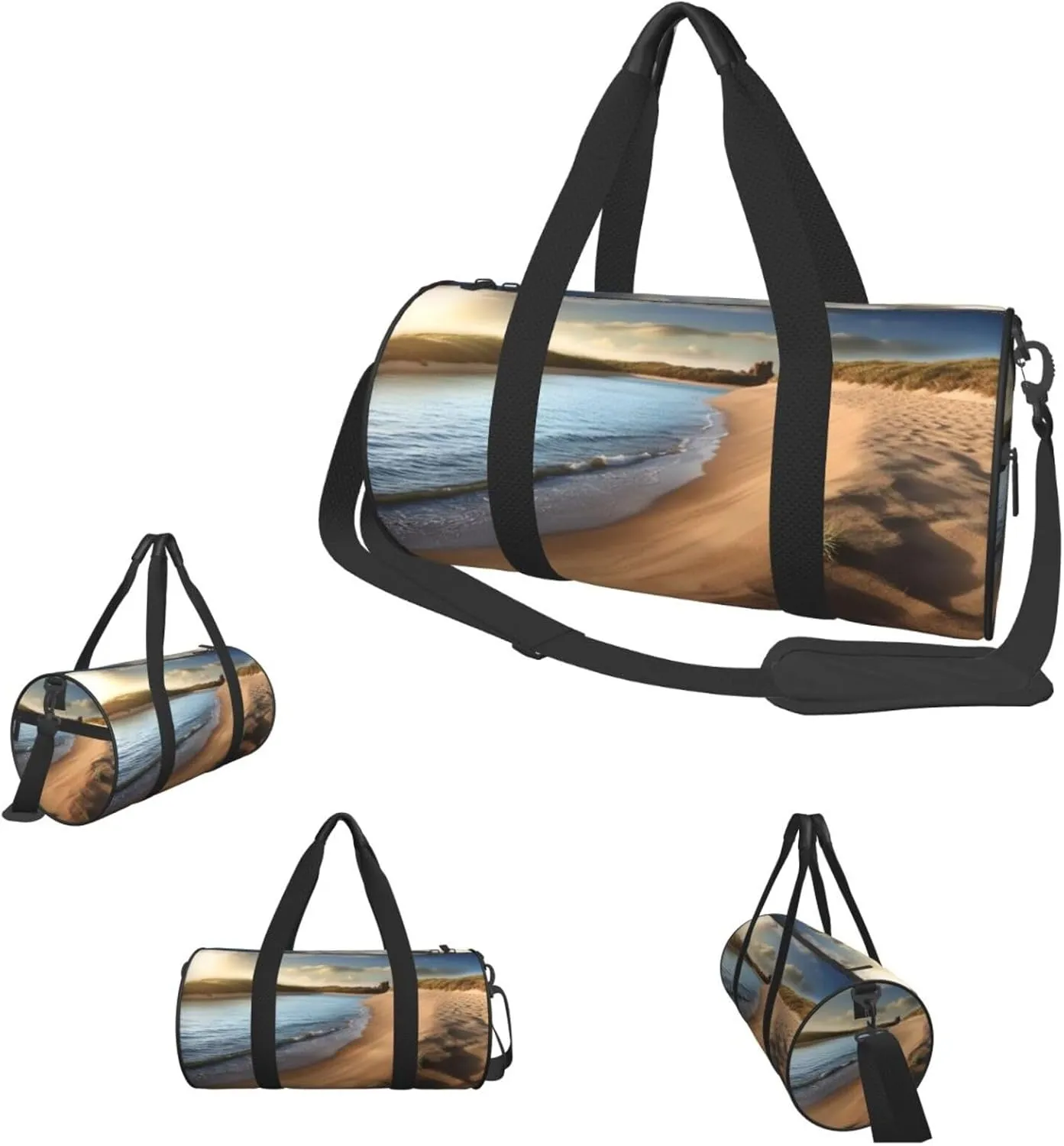 Duffle Bags Beach Coast Gym Bag for Men Women Waterproof Travel Duffle Bags Convertible Carry on Garment Bag for Travel Sports