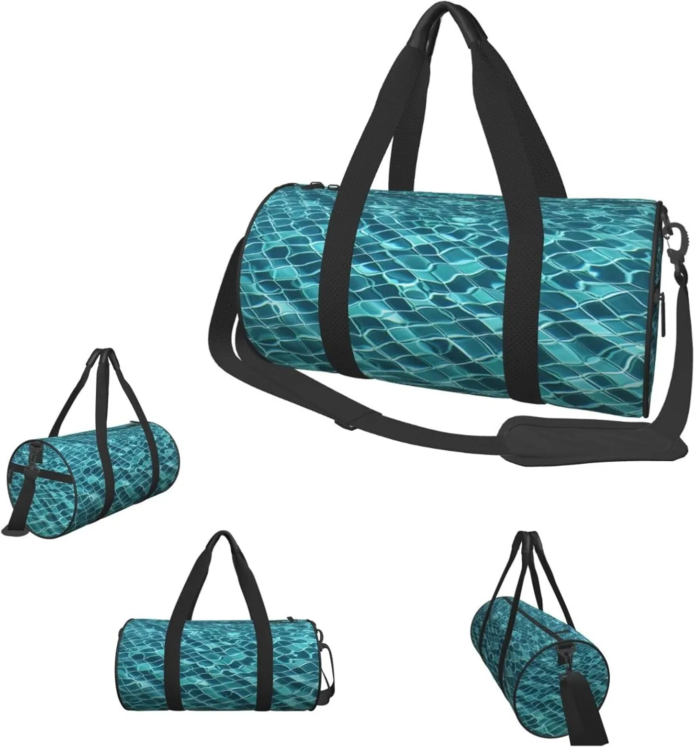 Duffle Bags Swimming pool water Gym Bag for Men Women Waterproof Travel Duffle Bags Convertible Carry on Garment Bag for Travel Sports
