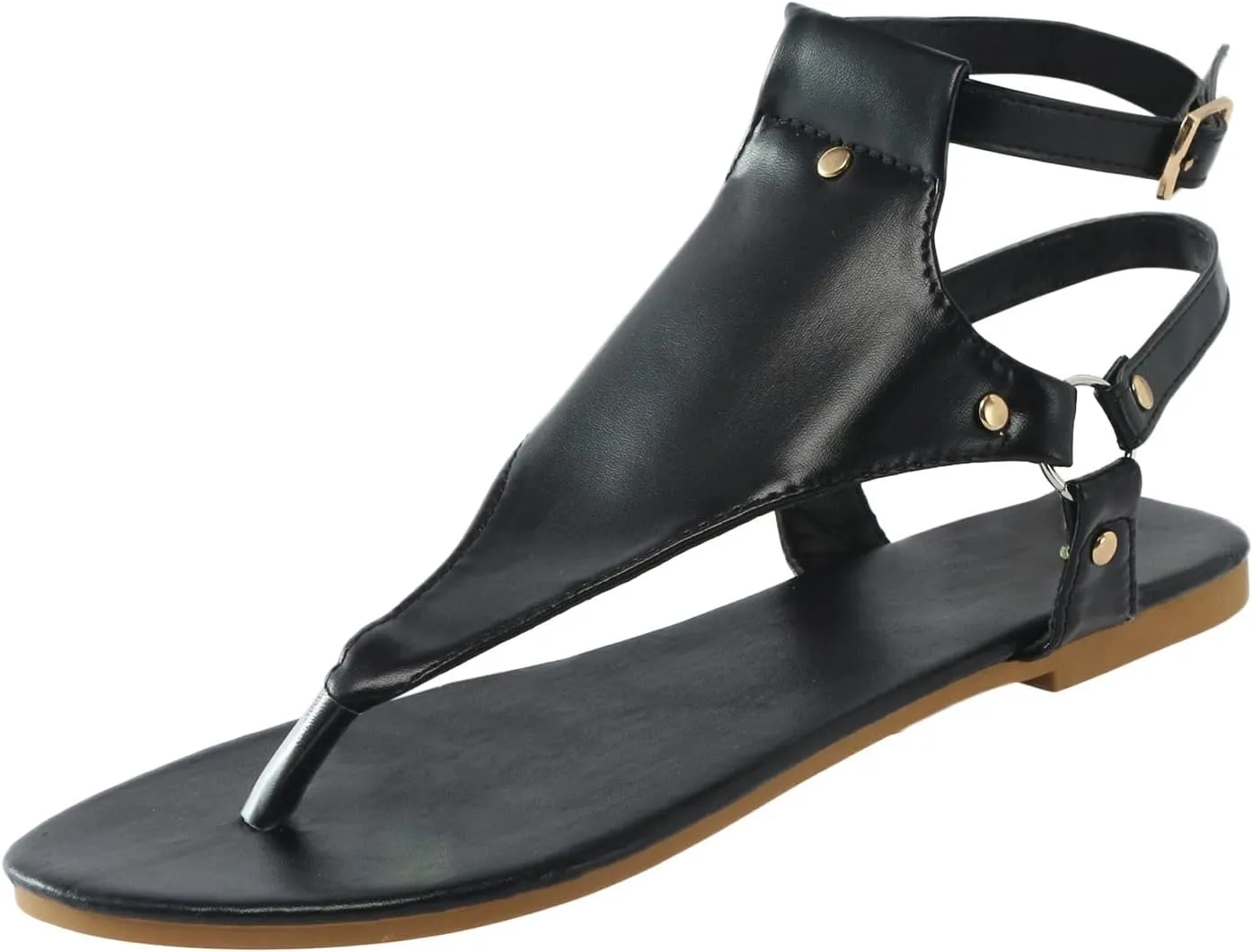 Eduavar Walking Sandals Women, Sandals Women Dressy Summer Close Toed Sandals Hollow Out Wedges Comfy Sandals Shoes