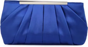 Evening Bag, 2023 Evening Bag Formal Lady Purse Party Banquet Wedding Clutch Handbag for Girl Women Pleated Shoulder Bag with Chain