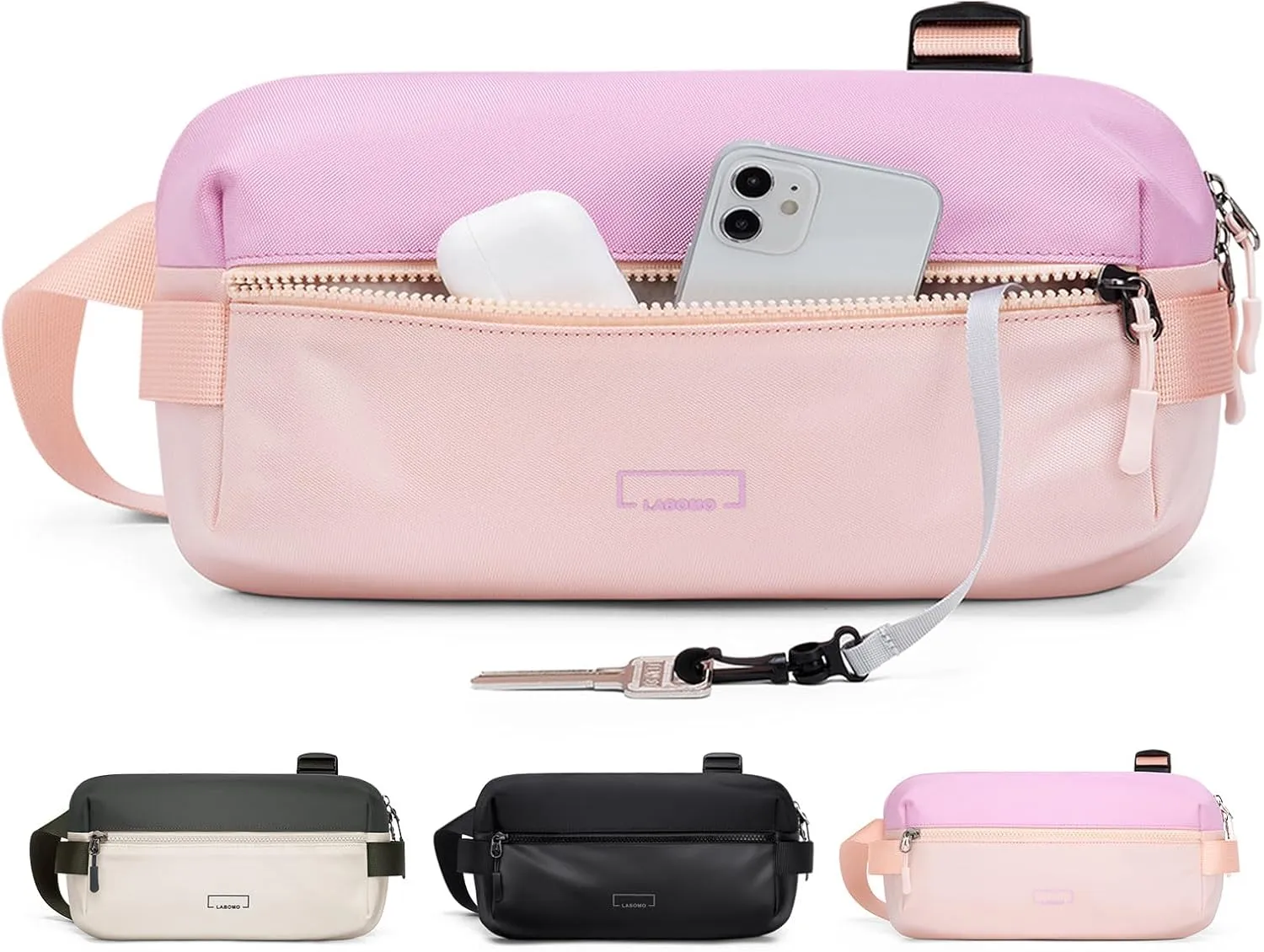 Fanny Pack Crossbody Bag for Women, Water-resistant Sling Bag with Adjustable Strap, Fashion Waist Pack for Traveling Hiking