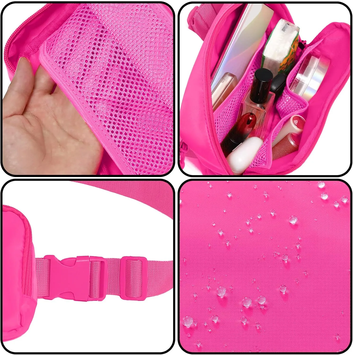 Fanny Pack,Belt Bag,40 Inch Asjustable Strap Everywhere Belt Bag,for Women and Men