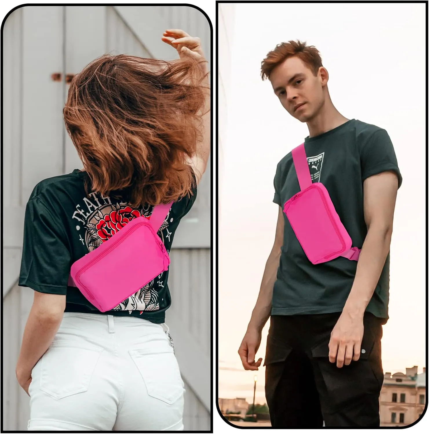 Fanny Pack,Belt Bag,40 Inch Asjustable Strap Everywhere Belt Bag,for Women and Men