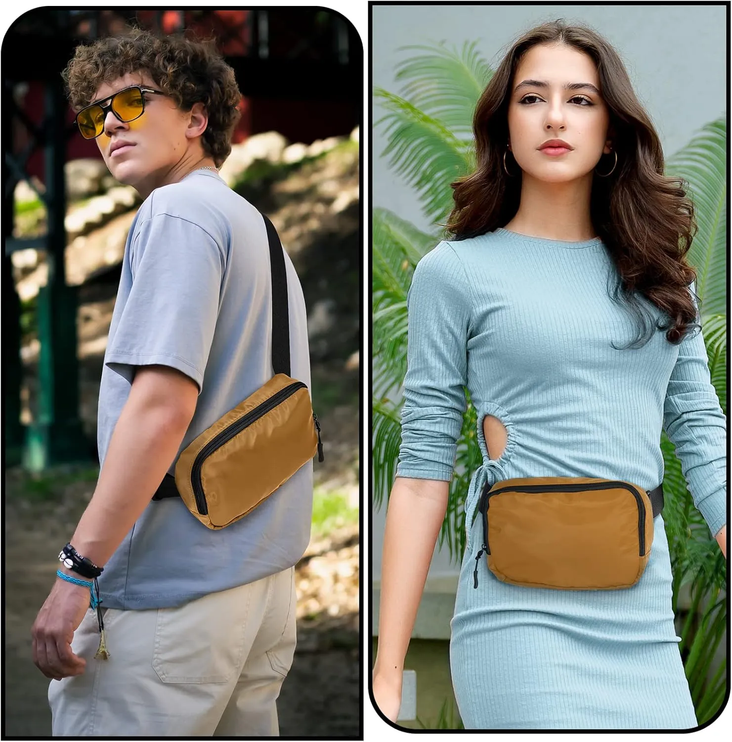 Fanny Pack,Belt Bag,40 Inch Asjustable Strap Everywhere Belt Bag,for Women and Men