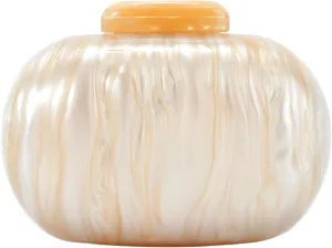 Fecialy Acrylic Clutch Purse for Women Marble Handbags Shell Shape Crossbody Bag Chic Evening Bag for Wedding Party