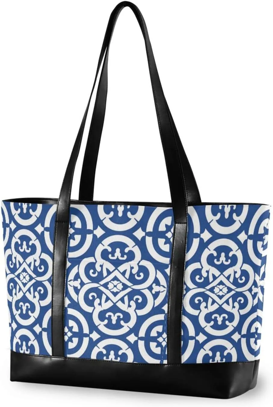Flat Geometric Pattern Liberty Pattern Large Capacity computer bags for laptops with zipper work tote bags for women for travel with diaper bolsos para mujeres