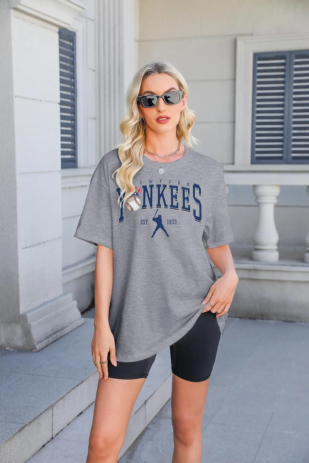 Game Day Shirt Baseball Shirts Women Oversized Baseball Team Graphic Tshirt Baseball Fan Shirt Casual Short Sleeve Tee Tops