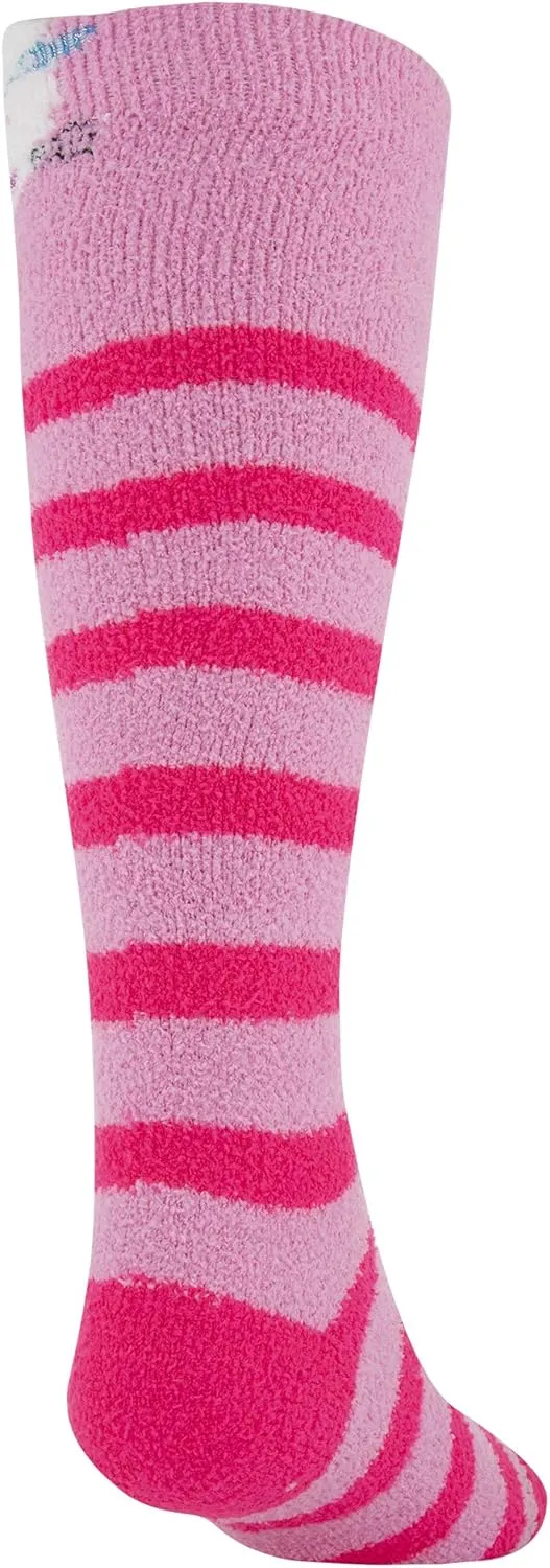 GOLDTOE Girls' Fuzzy Faces Kitty Knee High Socks