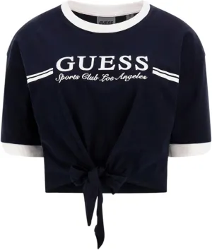 GUESS Women's Eco Short Sleeve Knot T-Shirt