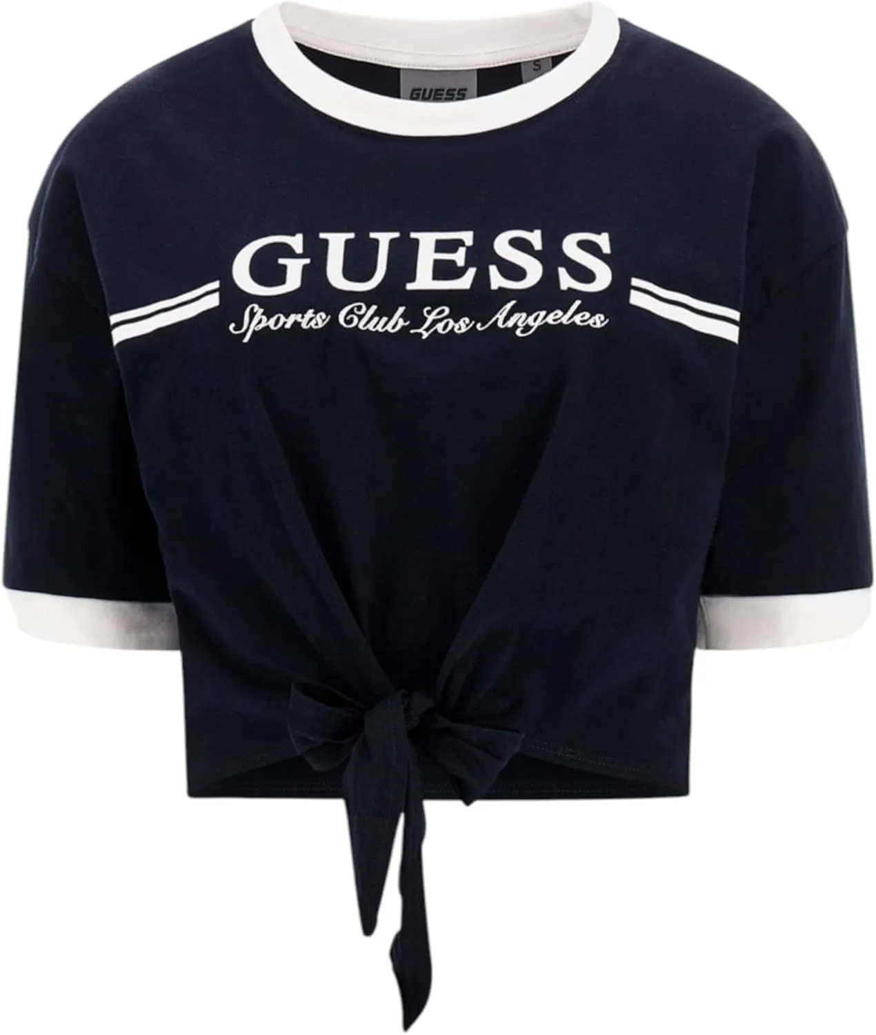 GUESS Women's Eco Short Sleeve Knot T-Shirt