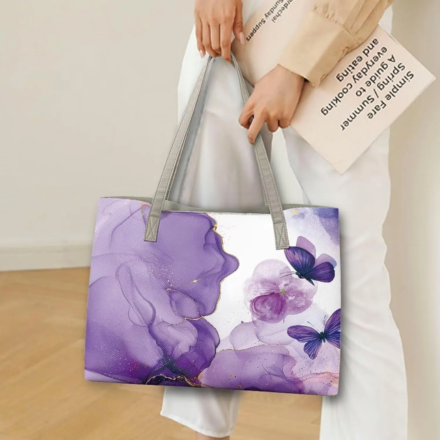 Handbags for Women Oversized Design Ladies Top Handle Purse Suitable for Outdoor Travel Outings Hiking Shopping