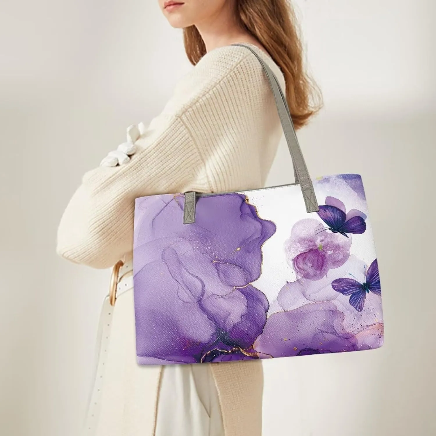 Handbags for Women Oversized Design Ladies Top Handle Purse Suitable for Outdoor Travel Outings Hiking Shopping