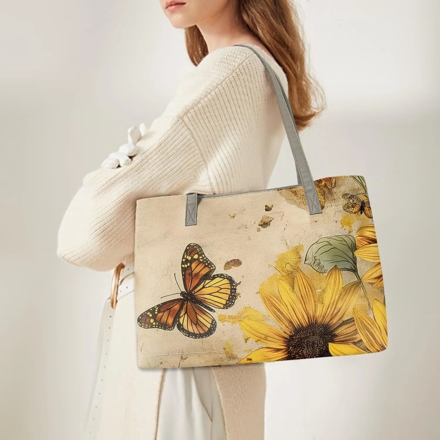 Handbags for Women Oversized Design Ladies Top Handle Purse Suitable for Outdoor Travel Outings Hiking Shopping
