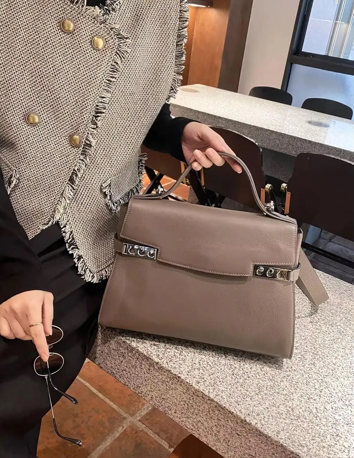 Handcrafted Women's Leather Handbag  Premium Genuine Leather