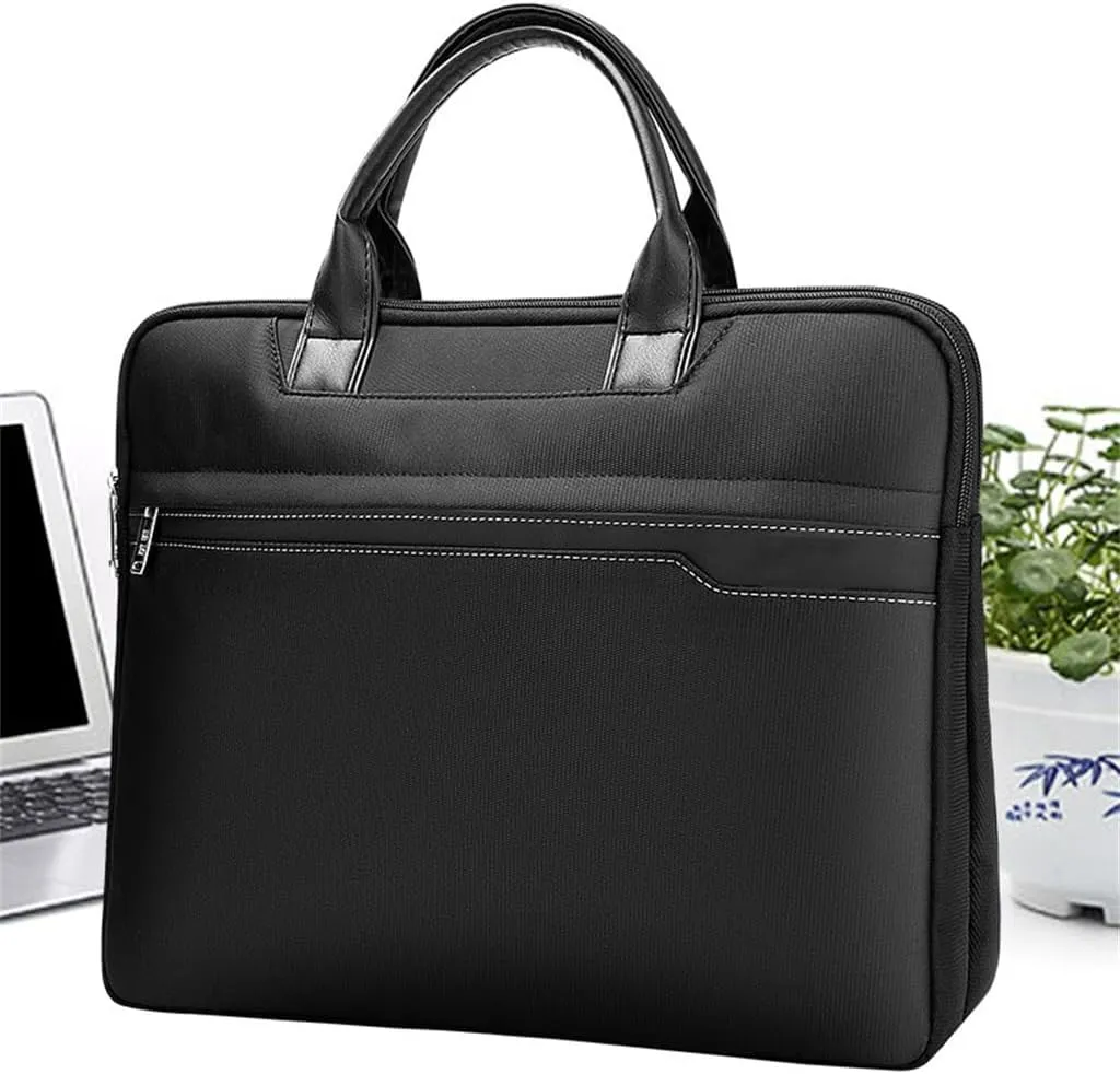 Handheld Briefcase Business Bag Meeting Office Document Bag Canvas Waterproof Document Bag Bag