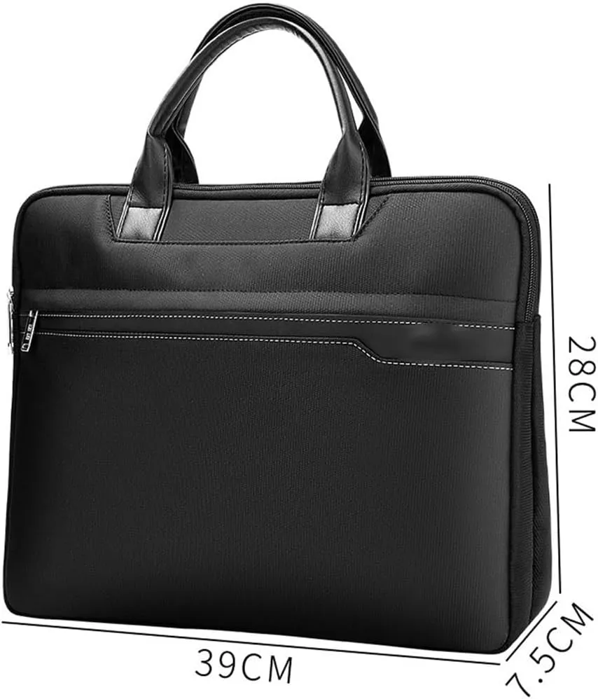 Handheld Briefcase Business Bag Meeting Office Document Bag Canvas Waterproof Document Bag Bag