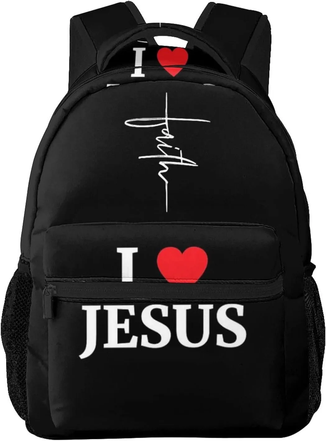 Jesus Backpacks Laptop Bookbag Computer Bag Hiking Travel Daypack for Women Men