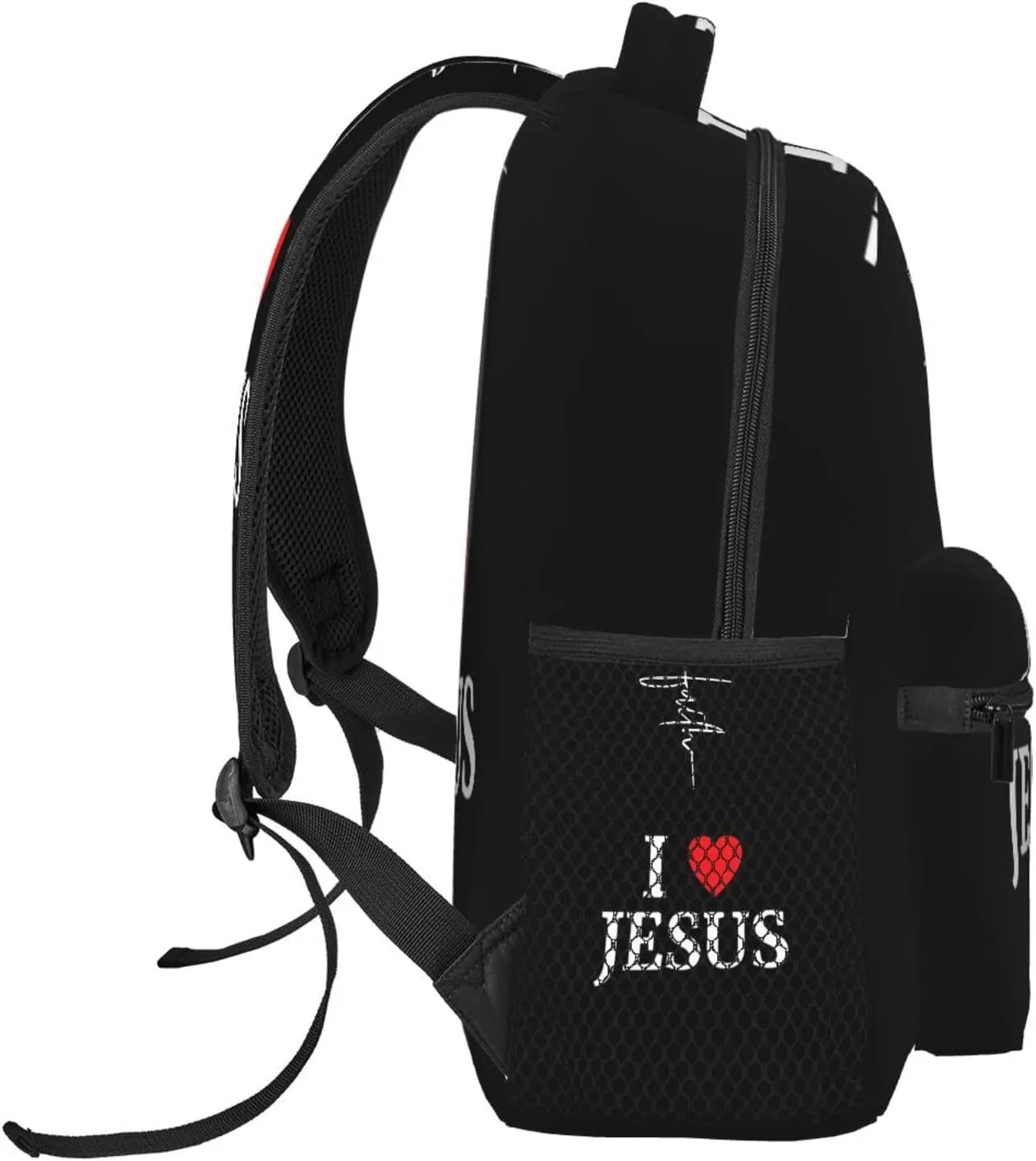 Jesus Backpacks Laptop Bookbag Computer Bag Hiking Travel Daypack for Women Men